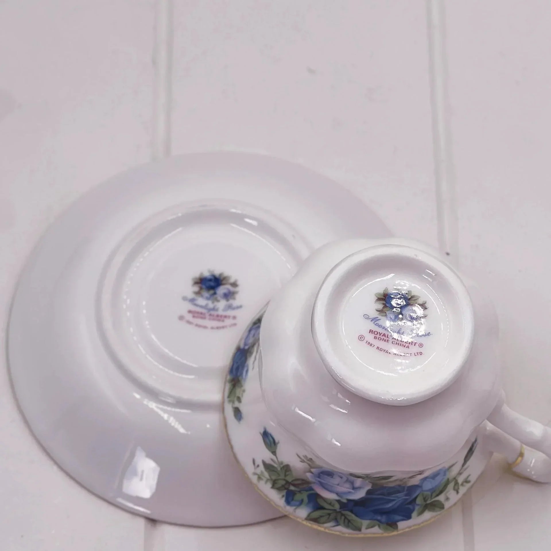 Royal Albert Moonlight Rose Tea Duo