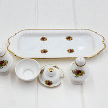 Load image into Gallery viewer, Royal Albert Old Country Roses Cruet Set with Tray
