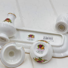 Load image into Gallery viewer, Royal Albert Old Country Roses Cruet Set with Tray
