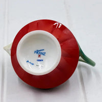 Franz Island Beauty Hibiscus Flower Porcelain Creamer