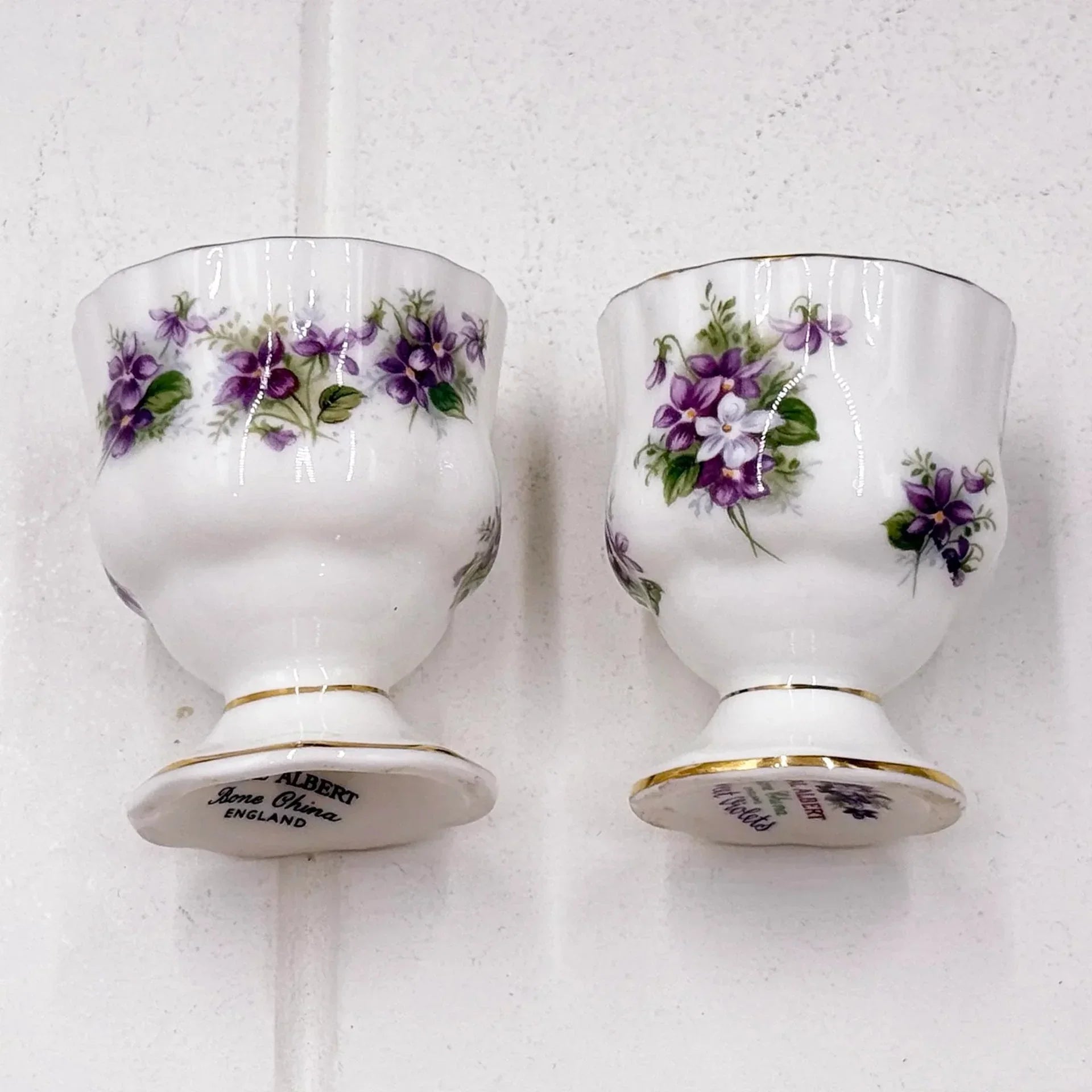 Royal Albert Vintage Sweet Violet Egg Cups (Set of 2)