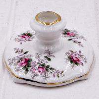 Royal Albert Vintage Lavender Rose Candle Holder