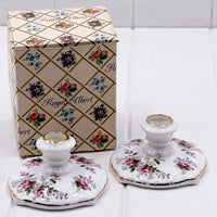Royal Albert Vintage Lavender Rose Candle Holder