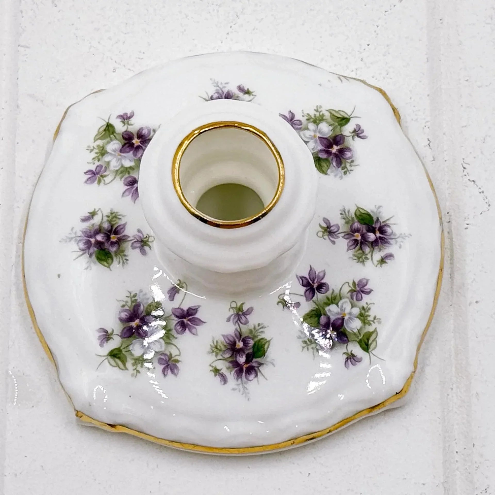 Royal Albert Vintage Sweet Violets Candle Holder