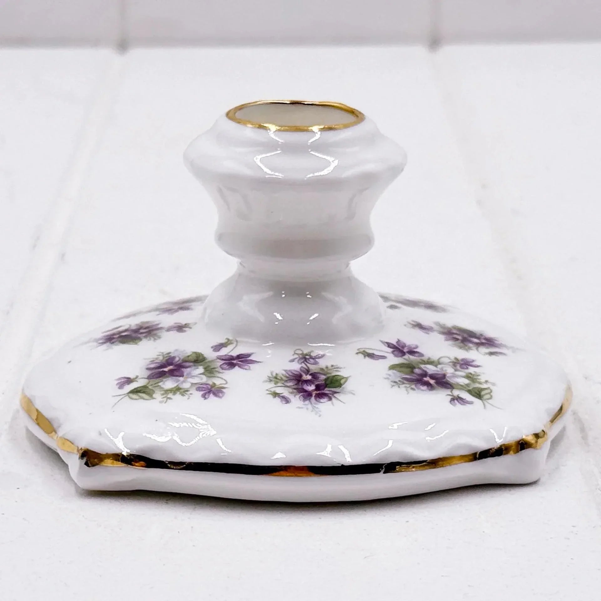 Royal Albert Vintage Sweet Violets Candle Holder