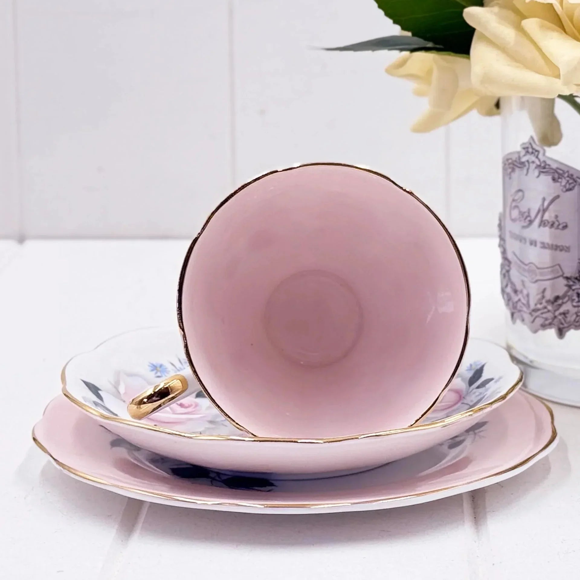 Queen Anne Cherie Delicate Pink Trio