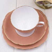 Colclough Salmon and White Trio