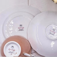 Colclough Salmon and White Trio
