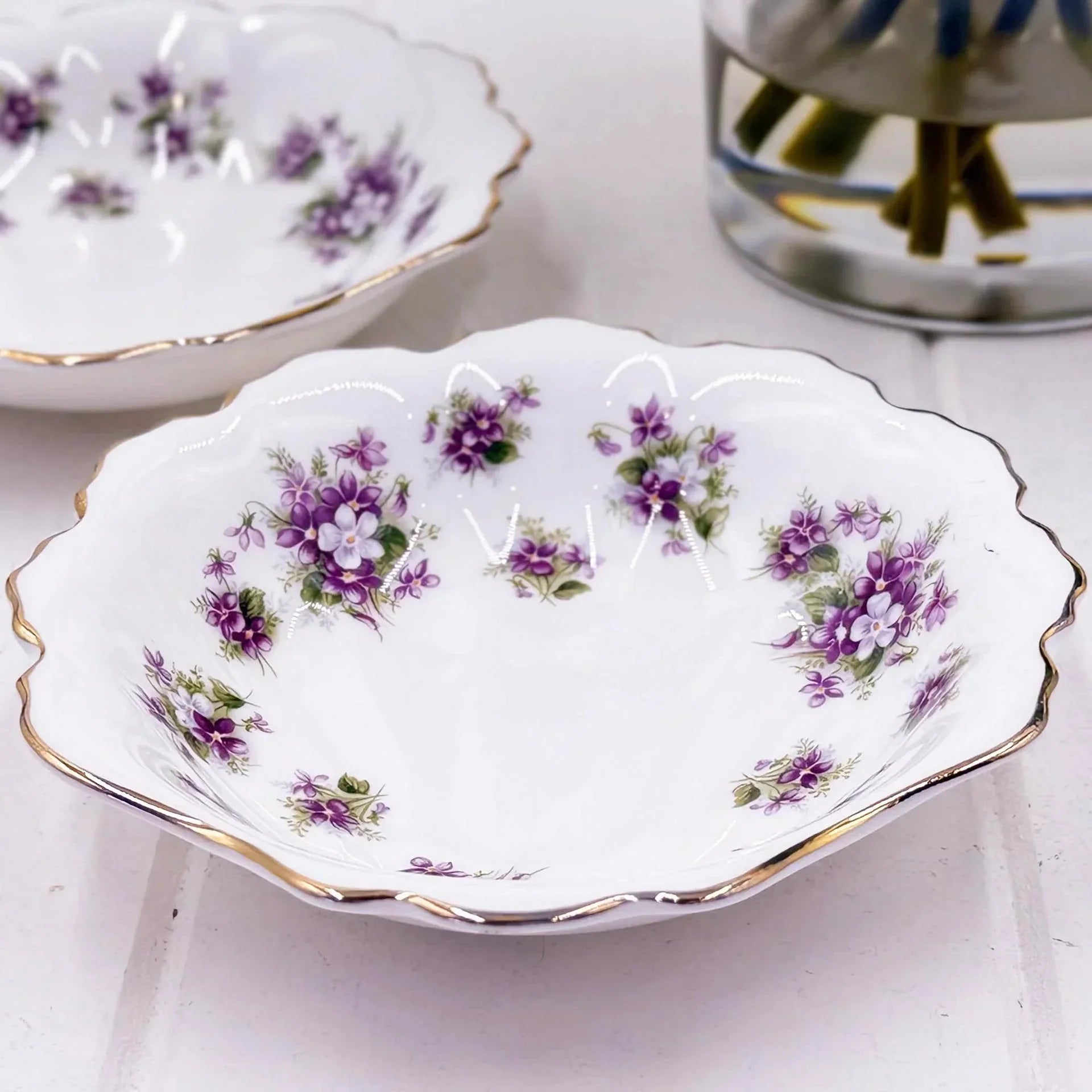 Royal Albert Vintage Sweet Violet Shell Dish