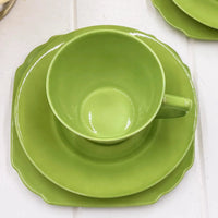 Victoria Fine China Green Trio