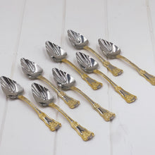 Load image into Gallery viewer, Royal Albert Old Country Roses Dessert Spoons, set of 8
