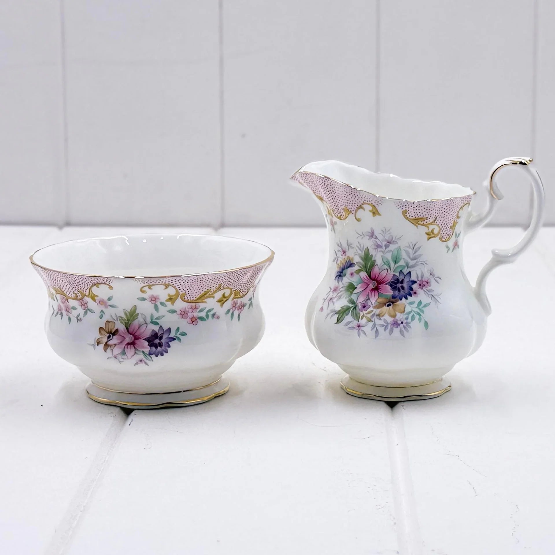 Royal Albert Serenity Small Sugar and Creamer Set