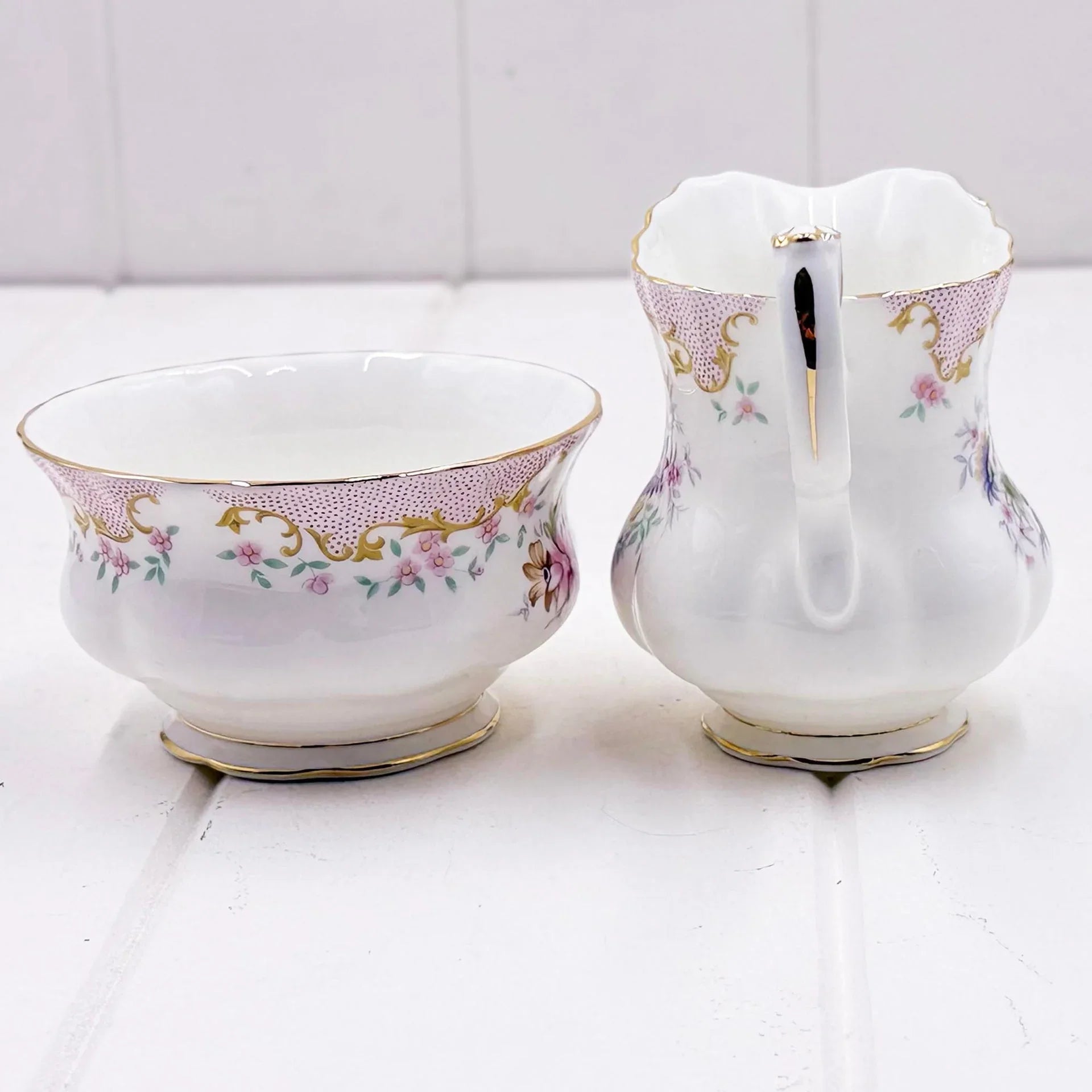 Royal Albert Serenity Small Sugar and Creamer Set