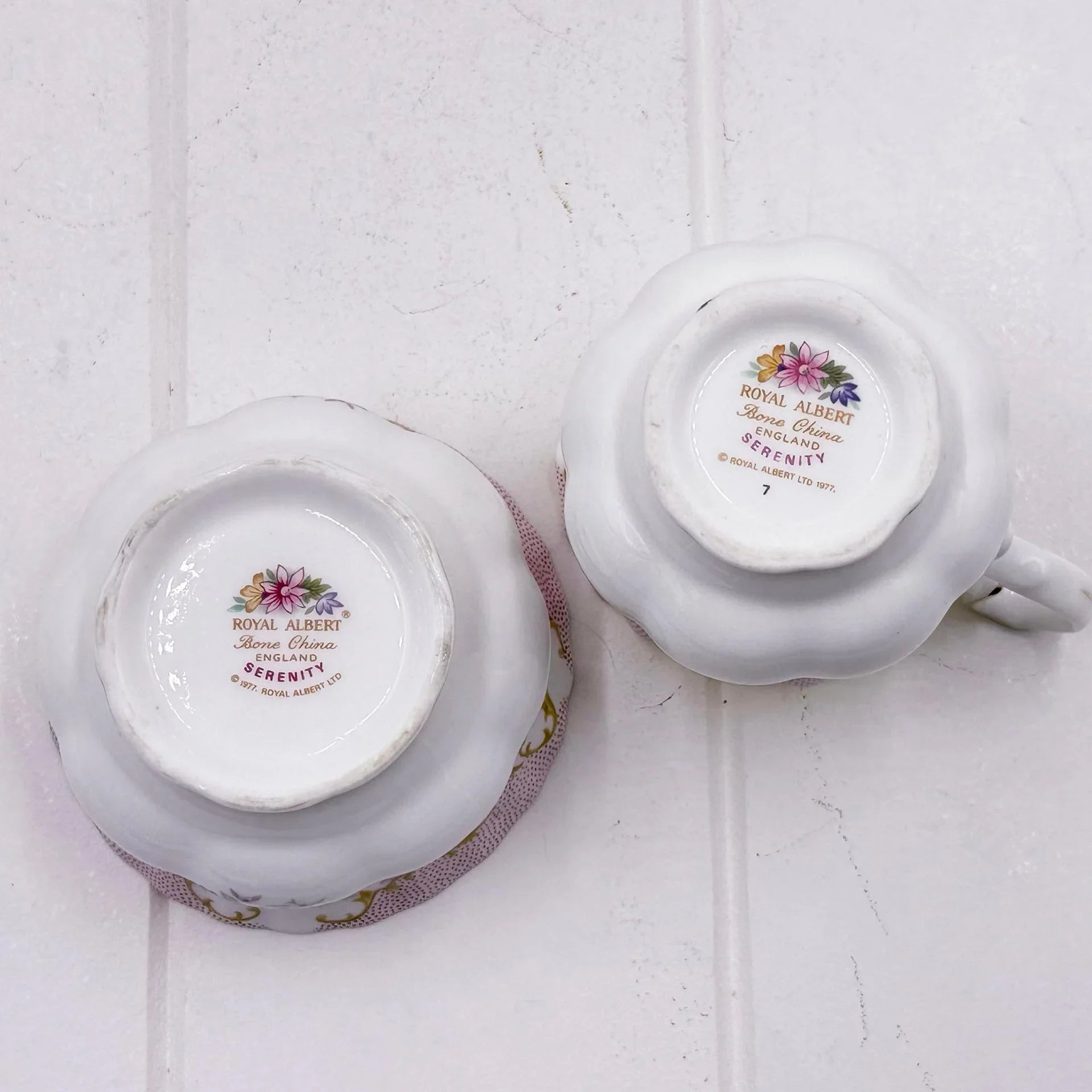 Royal Albert Serenity Small Sugar and Creamer Set