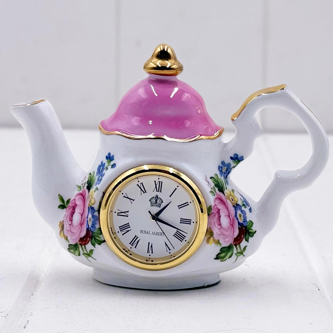 Royal Albert Lady Carlyle Teapot Clock