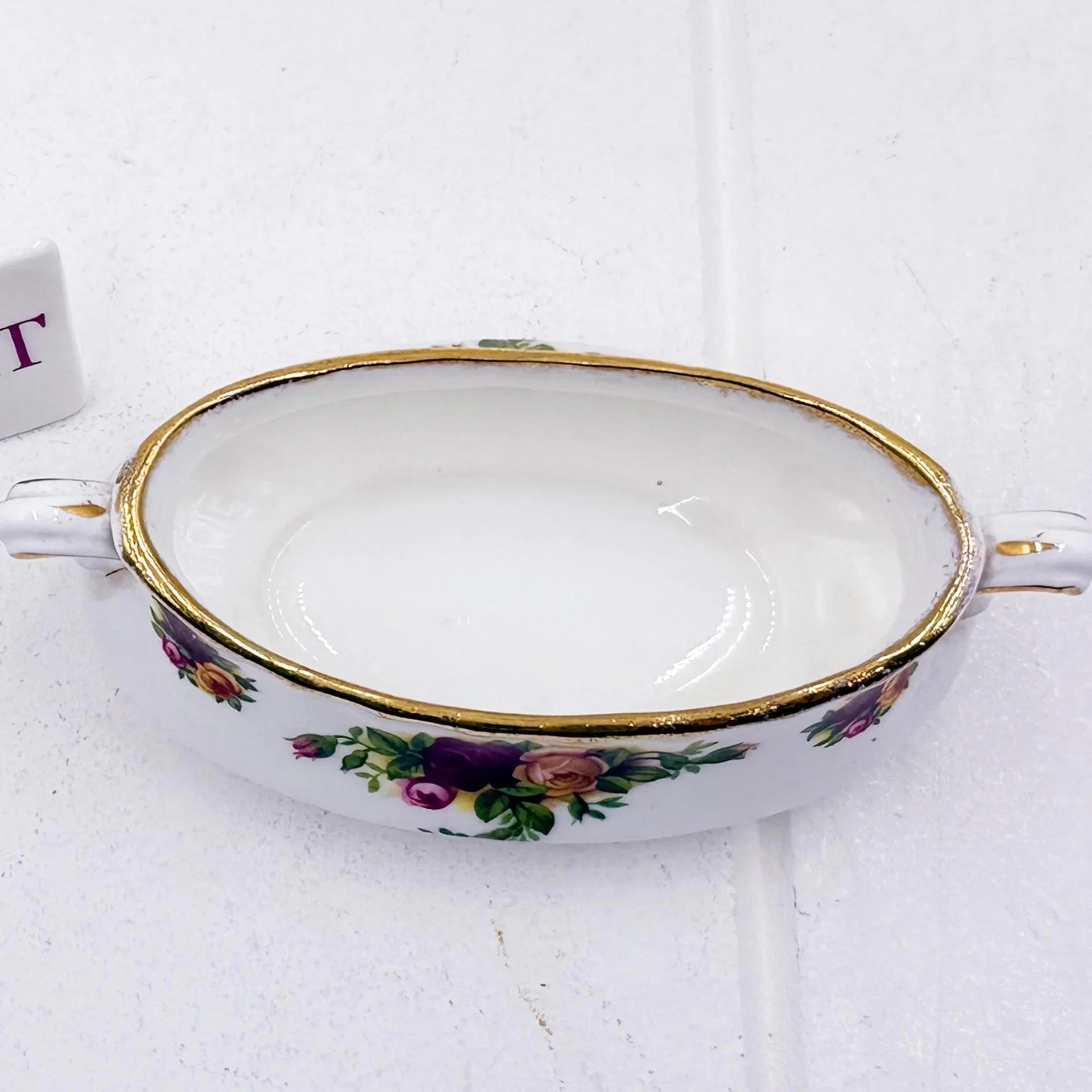 Royal Albert Old Country Roses Mustard Pot