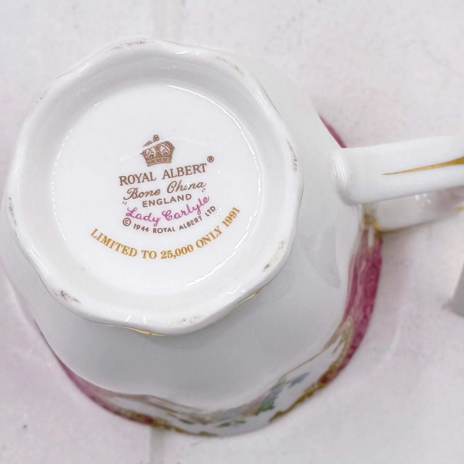 Royal Albert Lady Carlyle Limited Edition 1991 Beaker