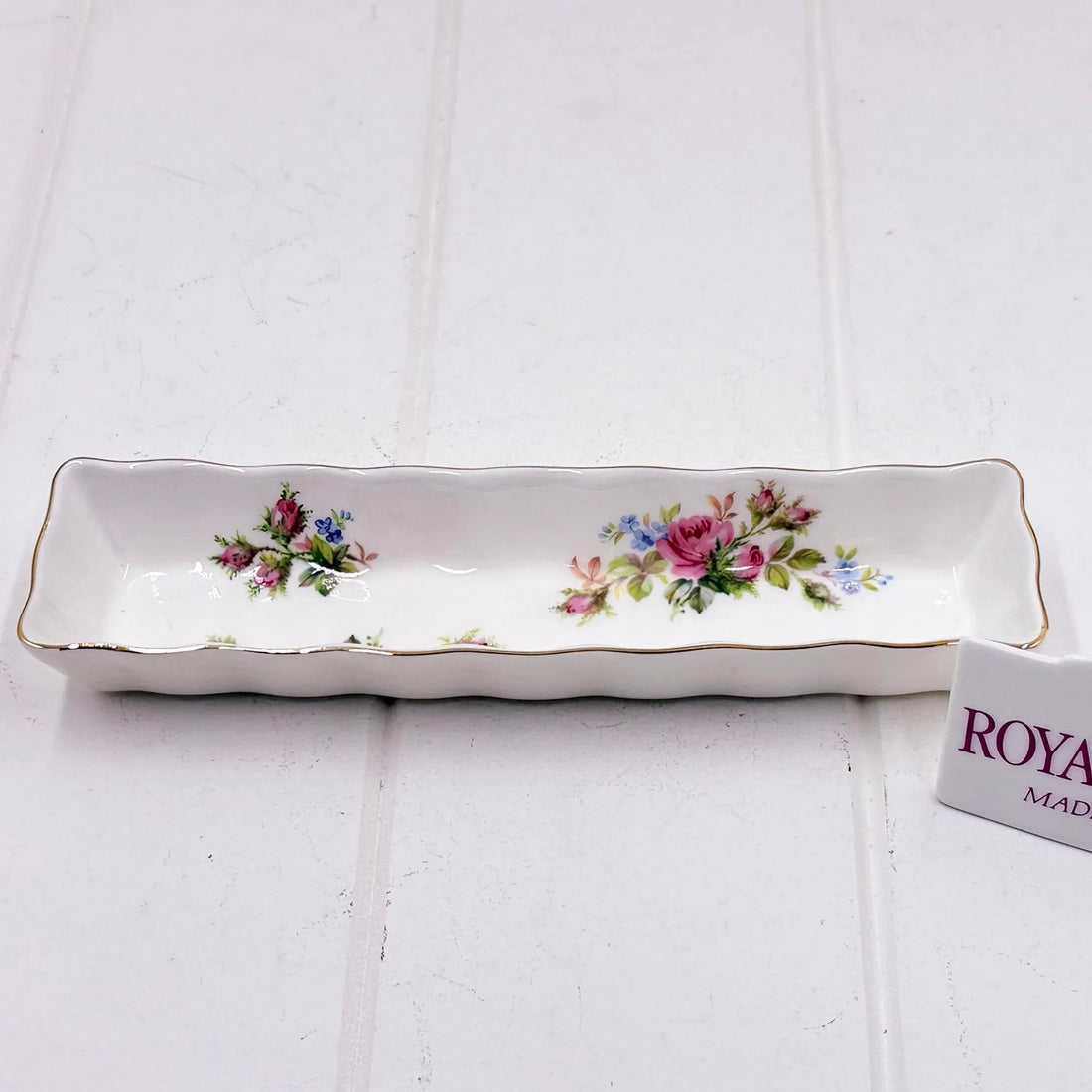 Royal Albert Moss Rose Mint Tray