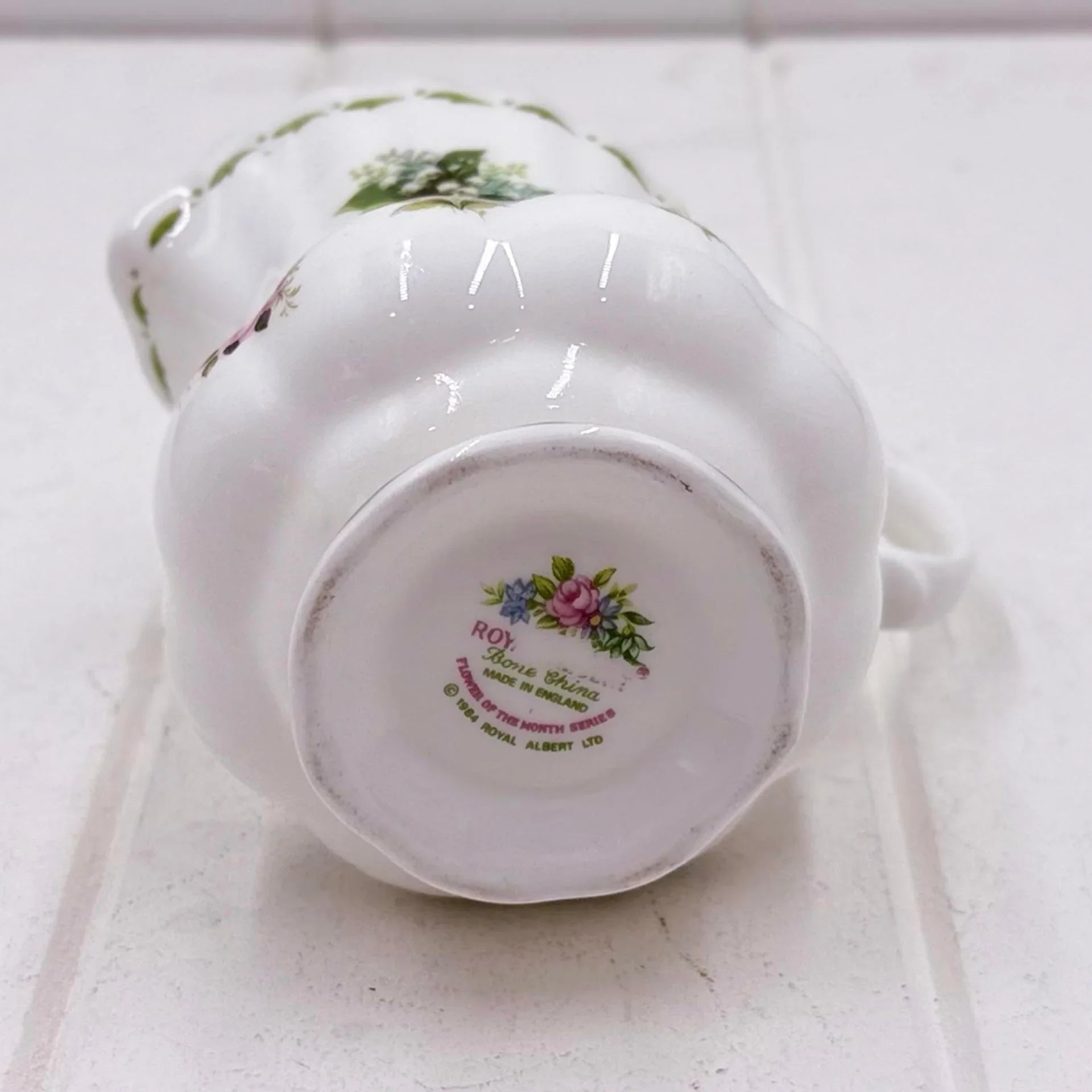 Royal Albert Flower of the Month Creamer
