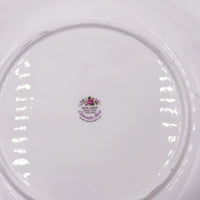 Royal Albert Lavender Rose bone china plate base, England vintage dinnerware