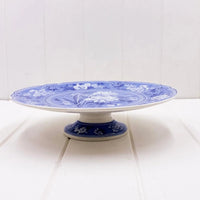 Spode Blue Room Collection Botanical Footed Cake Stand