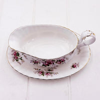 Royal Albert Vintage Lavender Rose Gravy Boat & Underplate