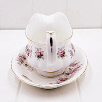 Royal Albert Vintage Lavender Rose Gravy Boat & Underplate