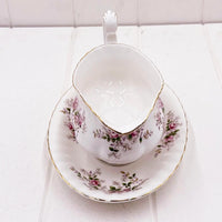 Royal Albert Vintage Lavender Rose Gravy Boat & Underplate