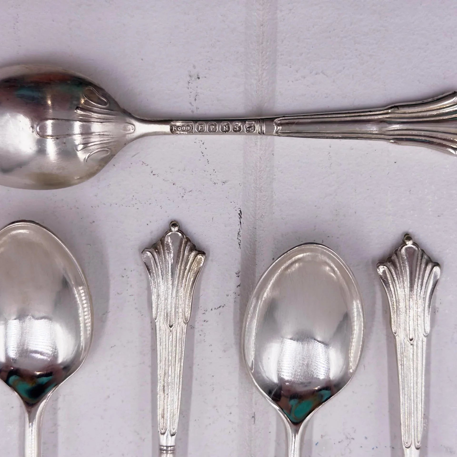 Rodd EPNS Set of Six Cake Spoons