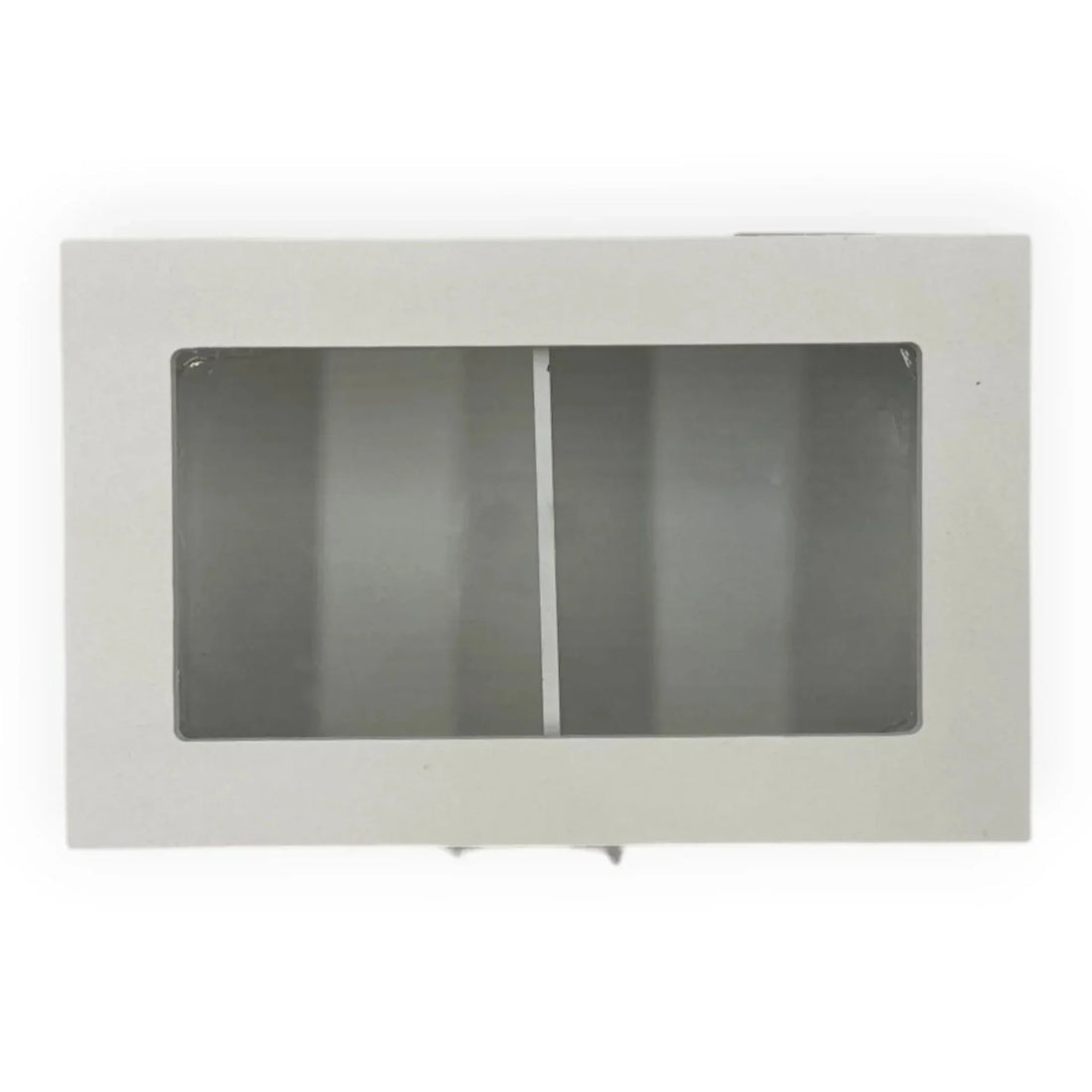 White Rectangle Timber Box - 10cm