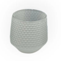 Glass Tealight Holder 7.5cm -Blue, White or Sage