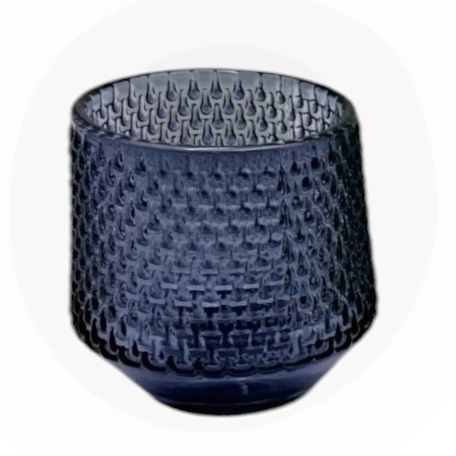 Glass Tealight Holder 7.5cm -Blue, White or Sage