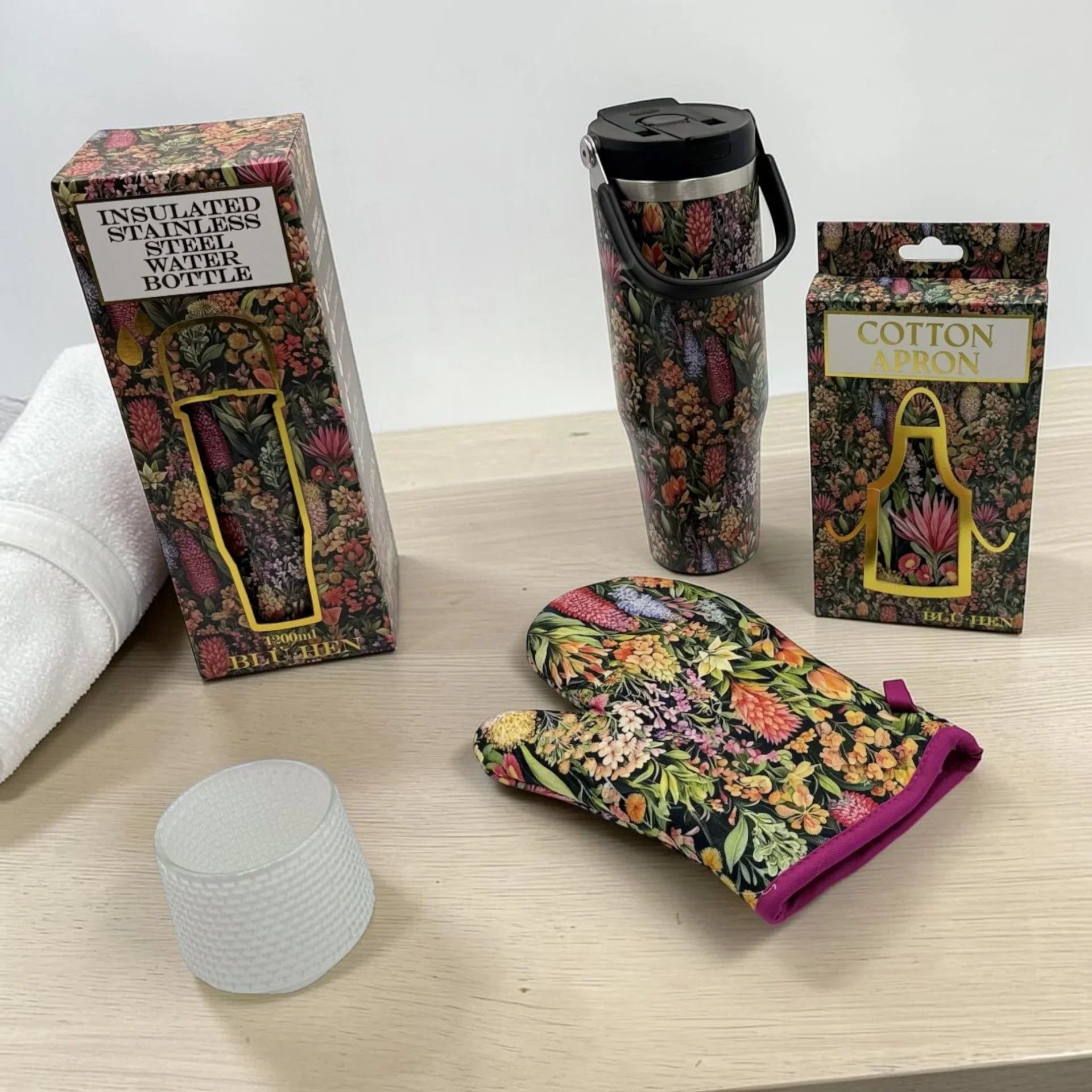 Large Water Bottle - Australian Natives
