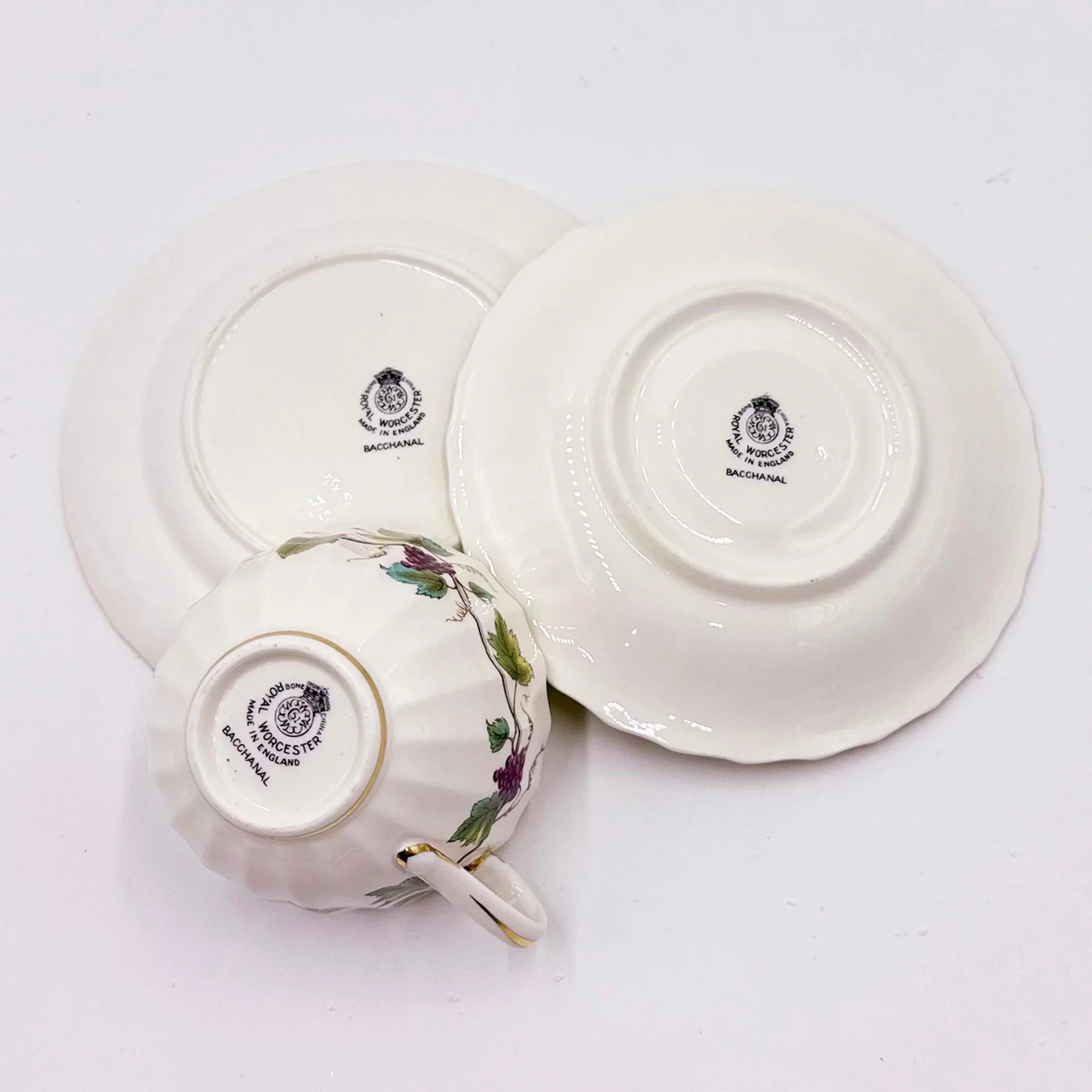 Royal Worcester Bacchanal Trio
