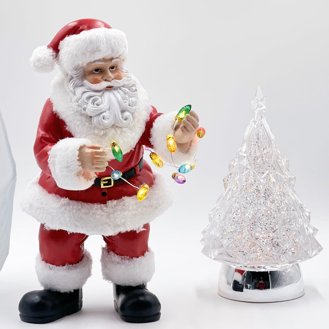 32cm Light-up Santa