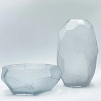 Rufus Vase Frosted White 27cm