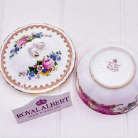 Royal Albert Lady Carlyle Lidded Bowl — Vintage Bone China, Made in England