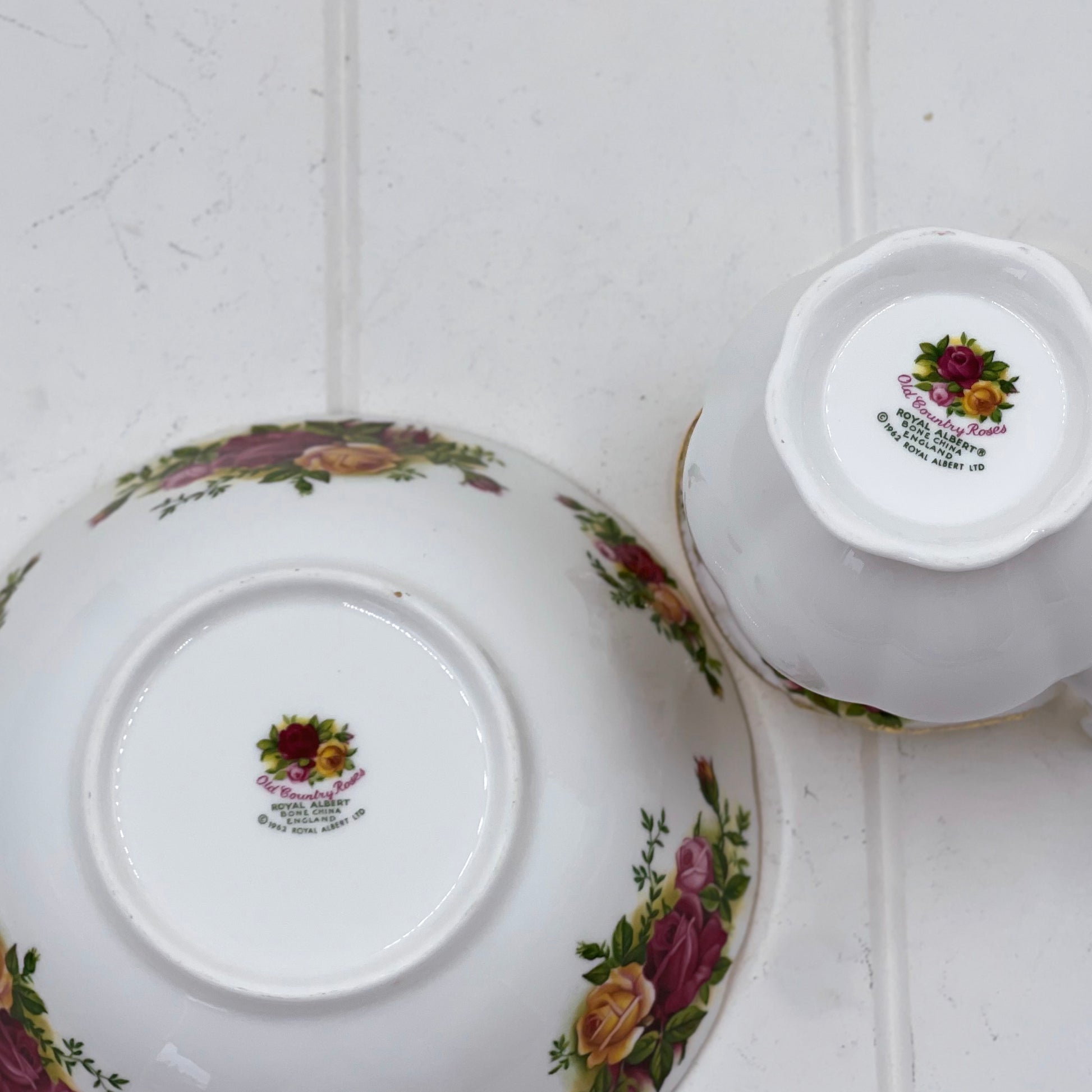 Royal Albert Old Country Roses Small Pitcher and Bowl