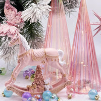 18.5cm Exquisite Pink Rockinghorse - Exquisite Homewares 