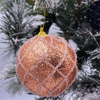 6 Pack Shatterproof Copper Baubles