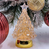 Light-Up Glitter Water Globe Tree - Exquisite Homewares 