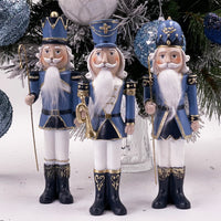 Set of 3 Blue Nutcrackers