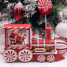 Load image into Gallery viewer, Candy Cane Santa Train
