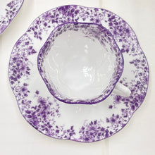 Load image into Gallery viewer, Shelley Vintage Dainty Mauve Demitasse Coffee Cup and Saucer Duo
