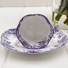 Load image into Gallery viewer, Shelley Vintage Dainty Mauve Demitasse Coffee Cup and Saucer Duo
