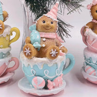 19.5cm Gingerbread Teacup - Exquisite Homewares 