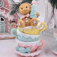 19.5cm Gingerbread Teacup - Exquisite Homewares 
