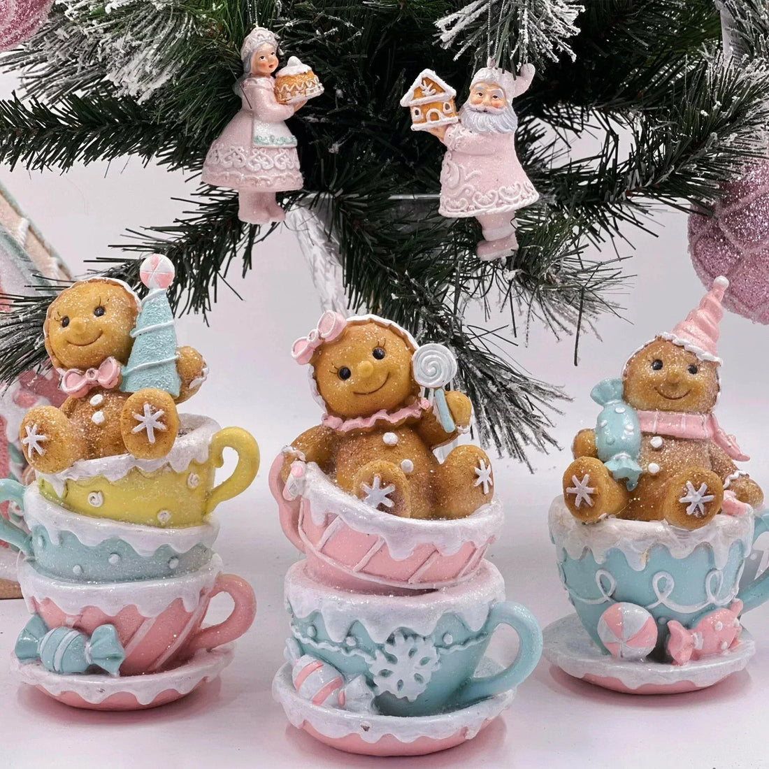 19.5cm Gingerbread Teacup - Exquisite Homewares 