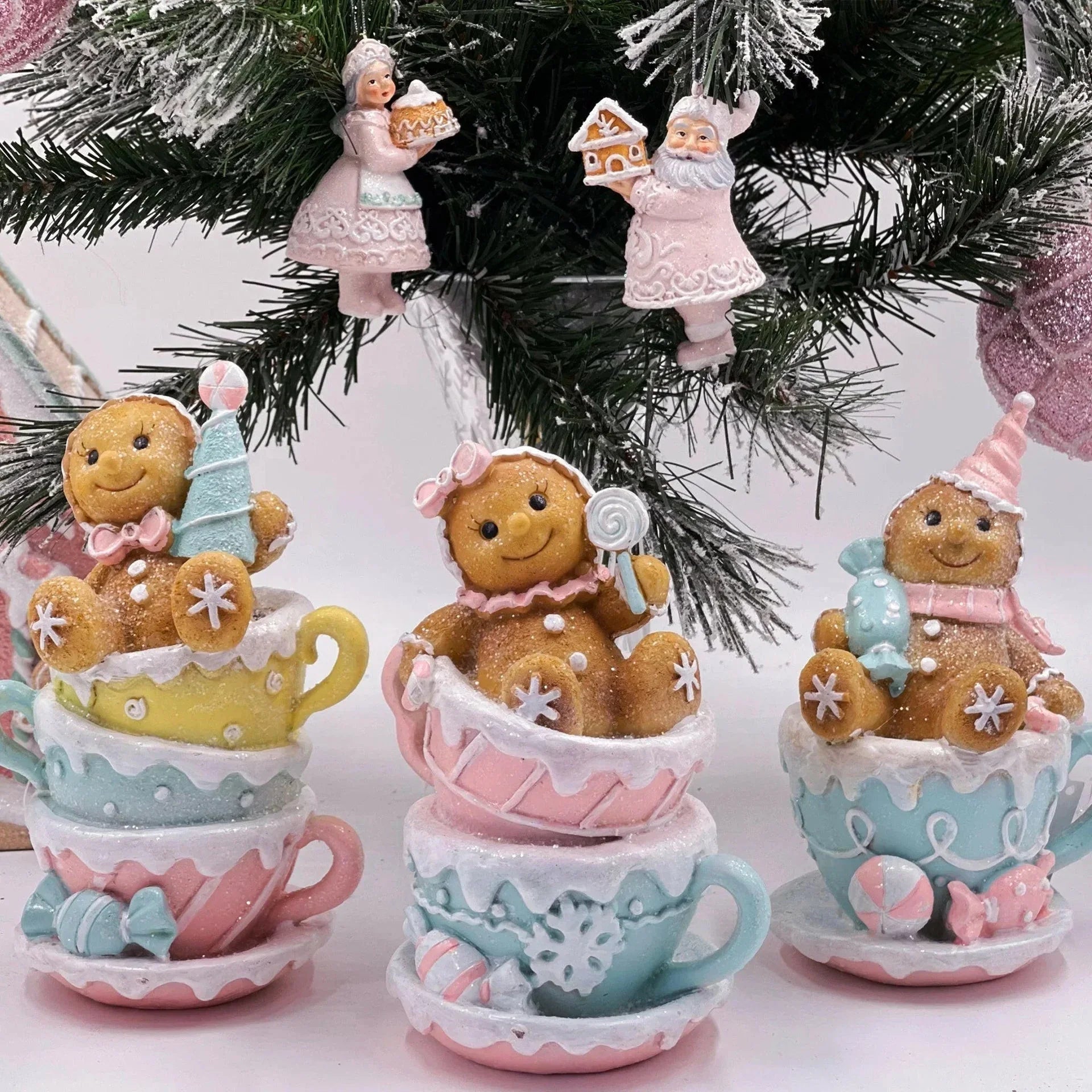 19.5cm Gingerbread Teacup - Exquisite Homewares 