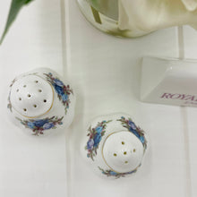 Load image into Gallery viewer, Royal Albert Vintage Moonlight Rose Pepper &amp; Salt Pots
